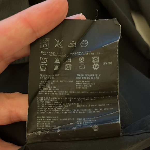 Prada Black Button Down Shirt with Zippered Breast Pocket - Picture 10 of 16